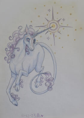 &quot;The Last Unicorn&quot; Illustration