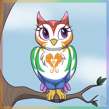 &quot;Maricela&#39;s Owl&quot; Commissioned Illustration